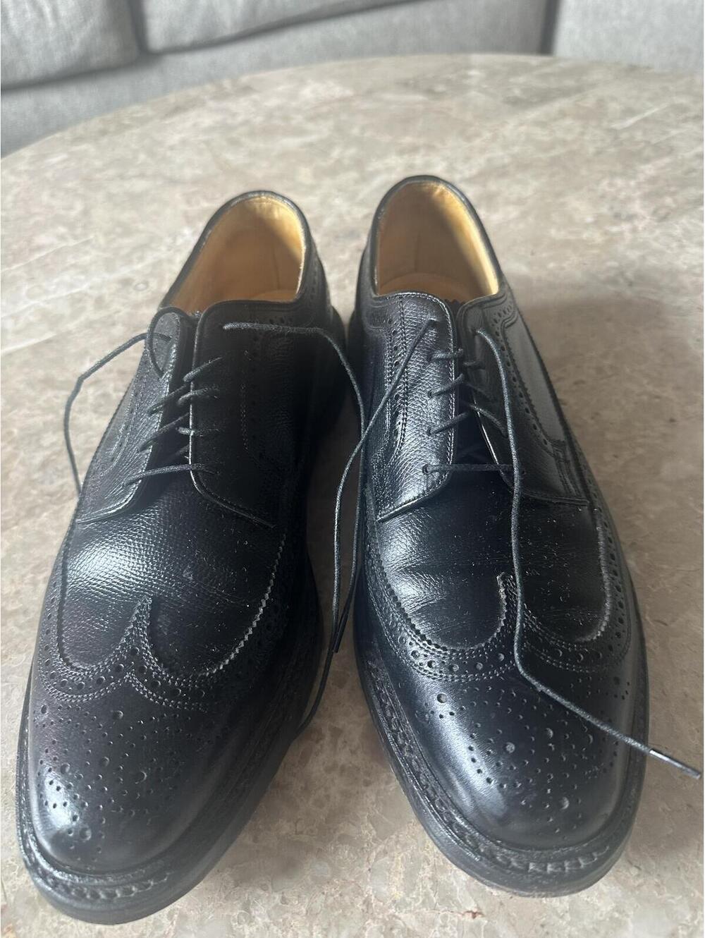 Florsheim Imperial 17109-03 Black Leather WingTip Shoes